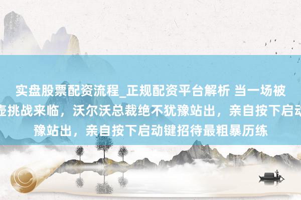 实盘股票配资流程_正规配资平台解析 当一场被冠以枯燥之名的冰壶挑战来临，沃尔沃总裁绝不犹豫站出，亲自按下启动键招待最粗暴历练